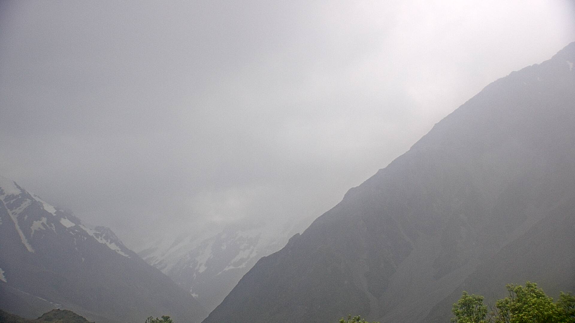 View towards Aoraki/Mount Cook Webcam