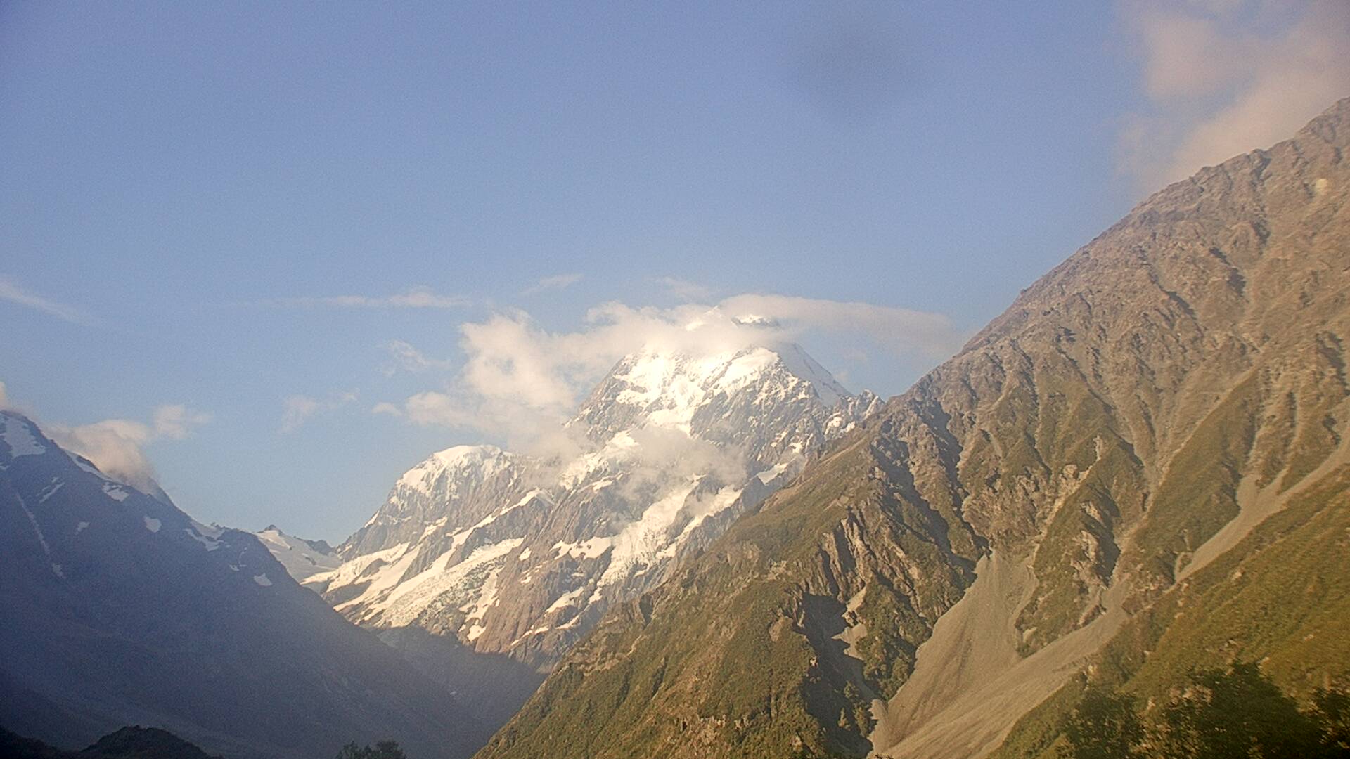 View towards Aoraki/Mount Cook Webcam